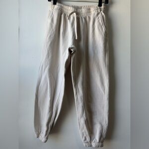 Everlane Organic Cotton Cream Pants